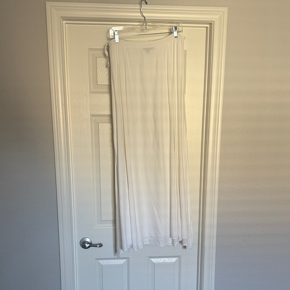 Lulus Cream Maxi Skirt